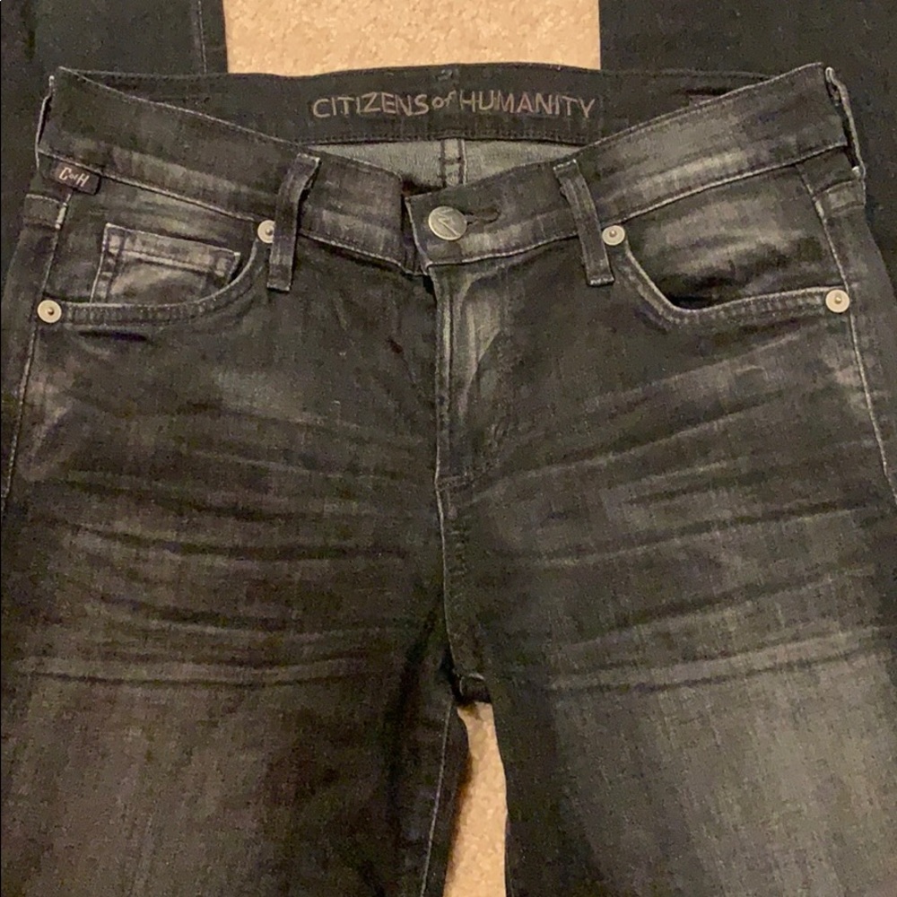 Citizens of Humanity white-washed black jeans